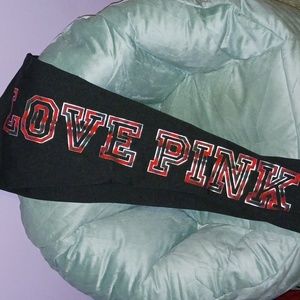 Victoria Secret Pink Dark Grey Leggings XL